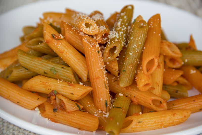 Penne Arrabbiata spicy tomato pasta Marcos