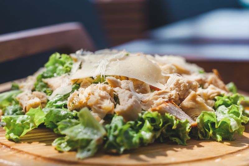 Caesar Salad with house-made dressing at Marcos